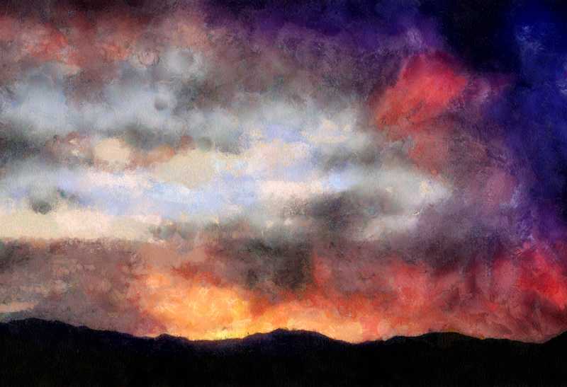 Fiery Sunset