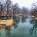 River In Snow